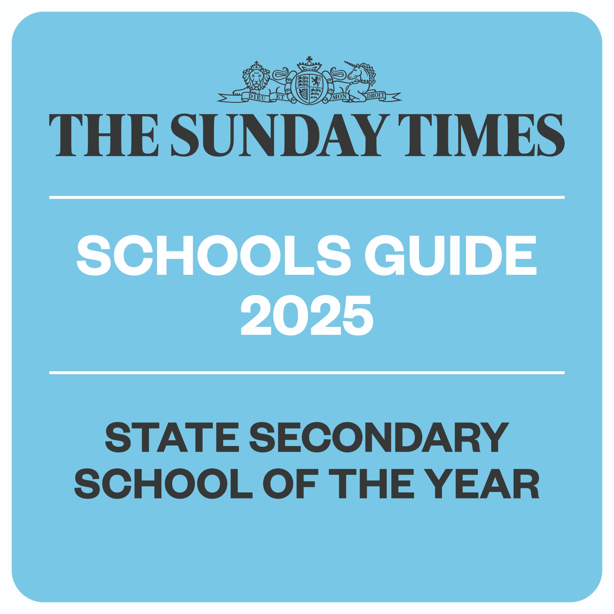 State Secondary Sunday Times 2025